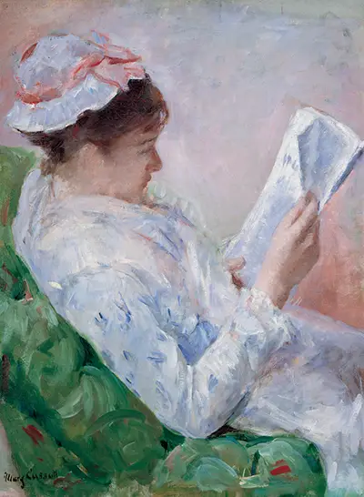 Woman Reading Mary Cassatt